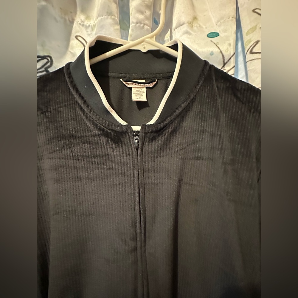 Victoria Secret Velour Bomber Jacket